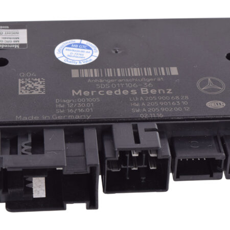 Priekabos kablio valdymo blokas