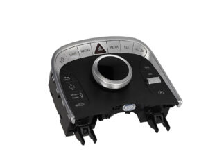 Centrinės konsolės jutiklinio pulto valdymo blokas