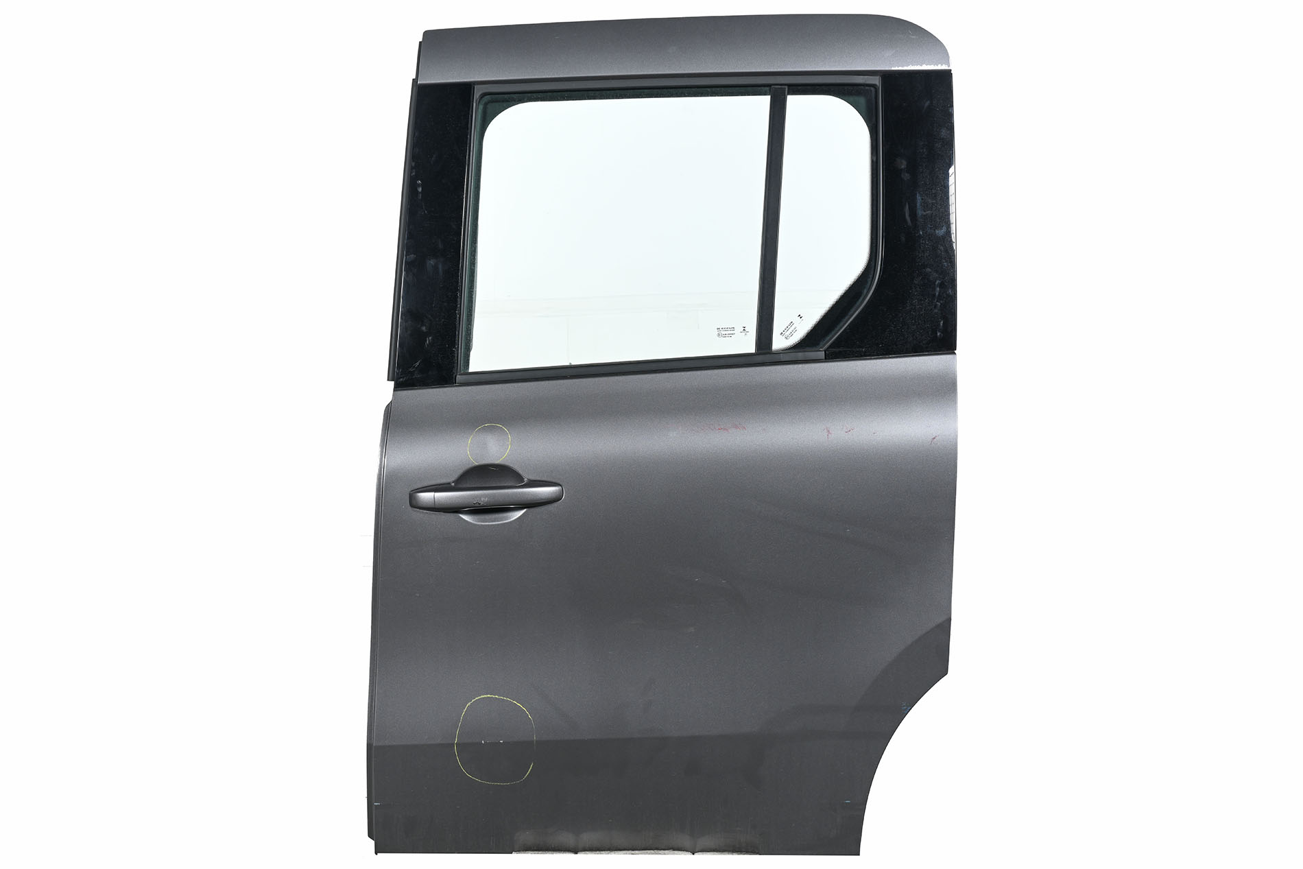 Kairės stumiamos durys su keliamu langu Komplektas