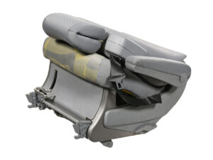 Viena sėdynė gale visose eilėse