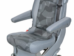 Viena sėdynė gale visose eilėse