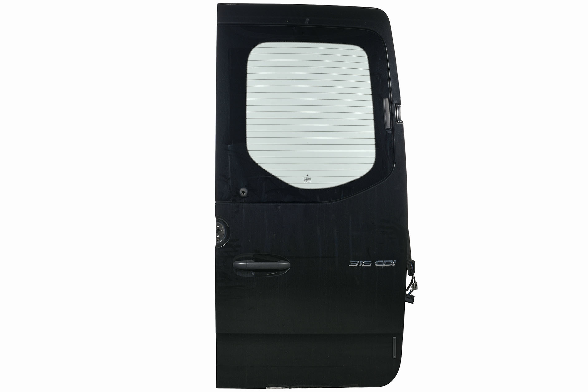 Dešinės galinės durys su lango kanalu Komplektas