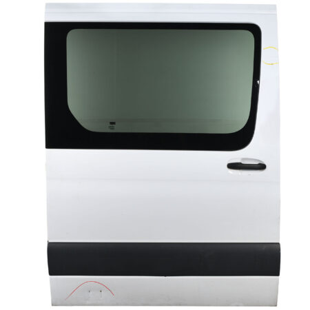 Dešinės stumiamos durys plačios su langu Komplektas