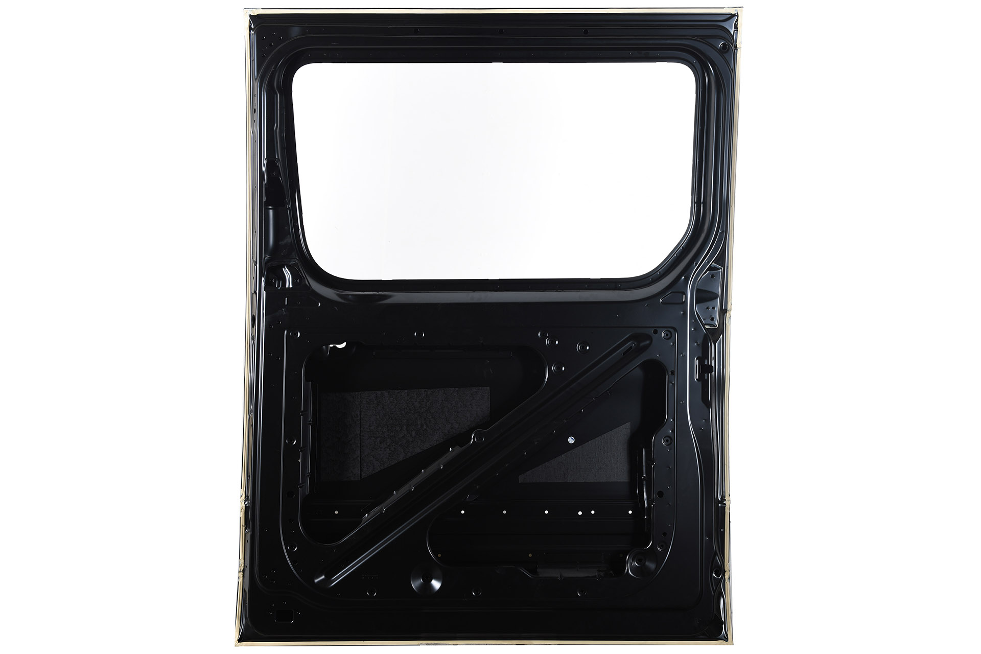 Dešinės stumiamos durys plačios su langu - Image 2