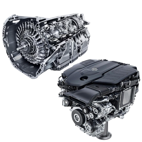 Variklis ir pavarų dėžė